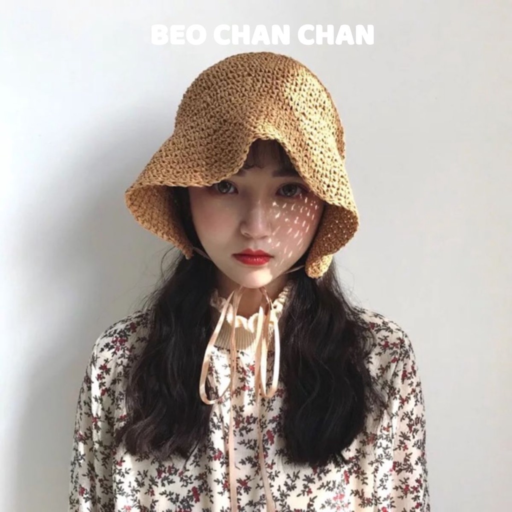 [ SẴN ] MŨ CÓI NƠ CỘT TIỂU THƯ ULZZANG STYLE CAO CẤP