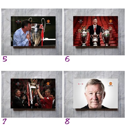Tranh Treo Tường Trang Trí Hình Cầu Thủ Manchester Sir Alex Ferguson
