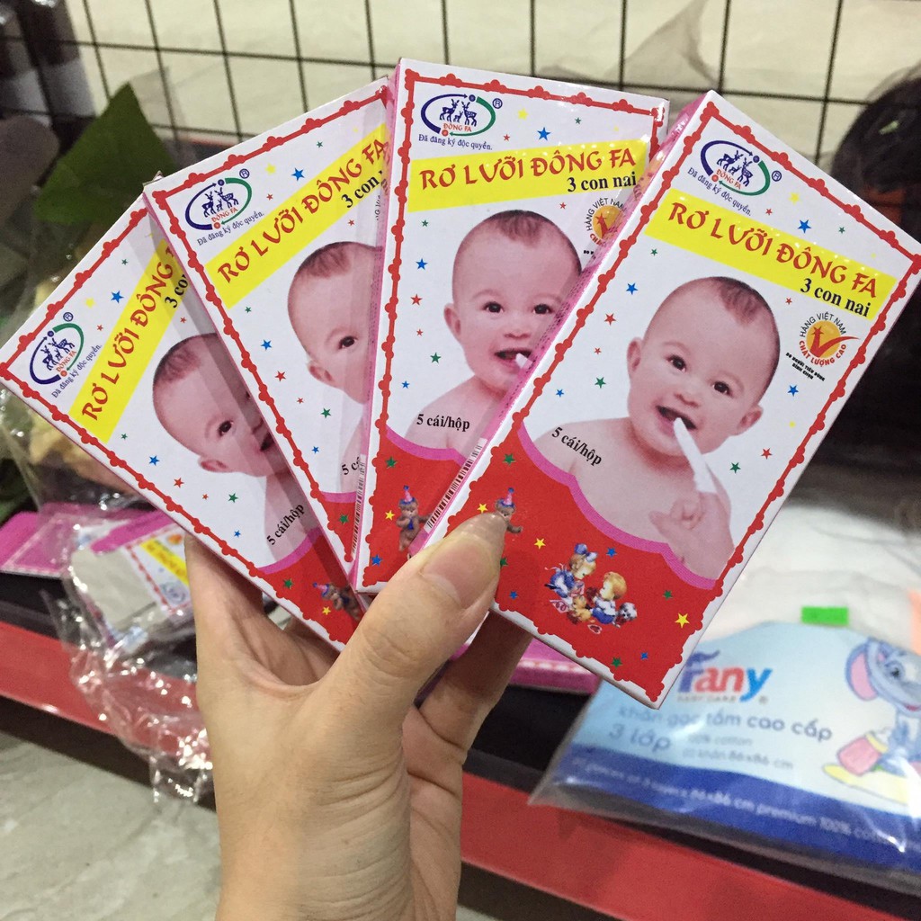 Rơ Lưỡi Đông Pha, Tưa Lưỡi Cho Bé Hộp 50 Chiếc Giá Siêu Sale | Minizon Kids