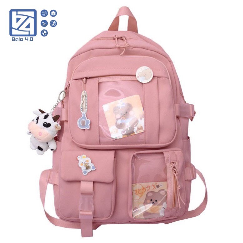 Balo đi học thời trang chất dù đẹp ulzzang cao cấp BALO4.0 - Hàng nhập khẩu