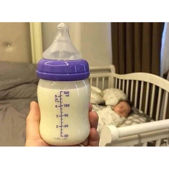 Bình sữa Lansinoh Momma có ti điều chỉnh tốc độ dòng sửa 160ml/240ml  - Herbaby