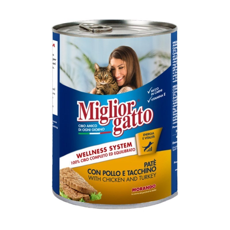 Pate Miglior Gatto cho mèo lớn 400g ( Pate Morando)