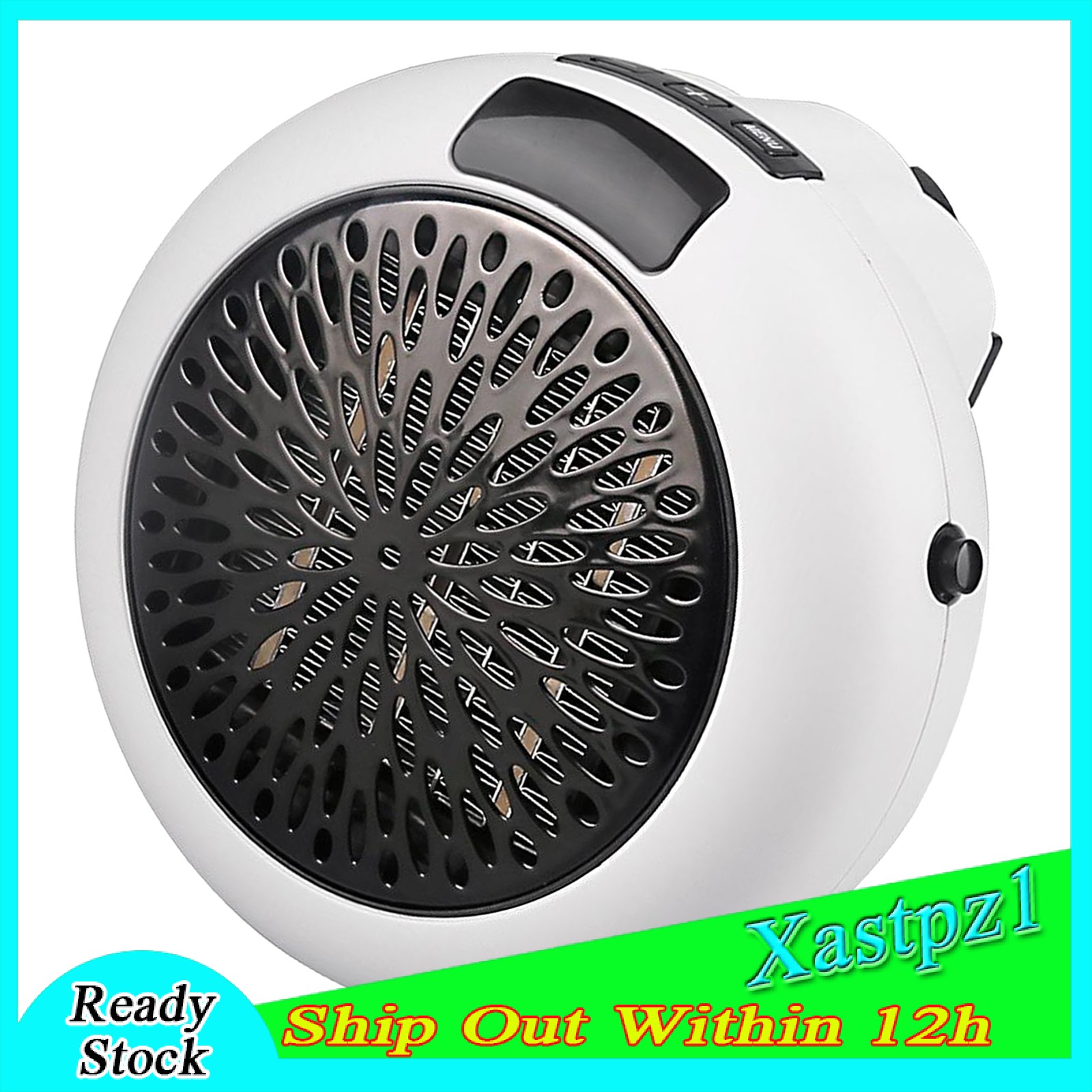 [Ready Stock] Electric Wall Socket Heater Mini Portable Personal Space Warmer Fan