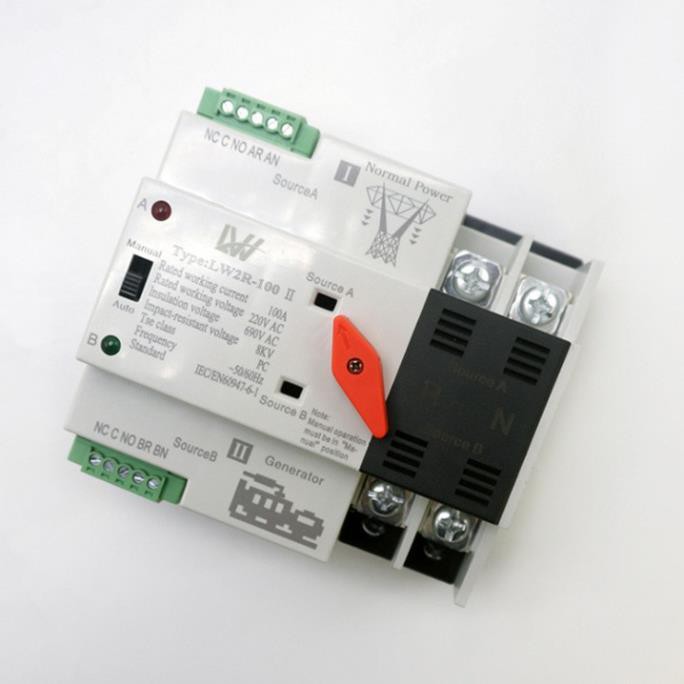Bộ chuyển nguồn điện tự động ATS 2P 100A LW Thiết bị điện giá tốt