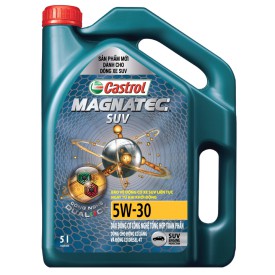 Dầu nhớt tổng hợp ô tô  CASTROL Magnatec SUV 5W-30 SN Chính Hãng- bình 5 lít