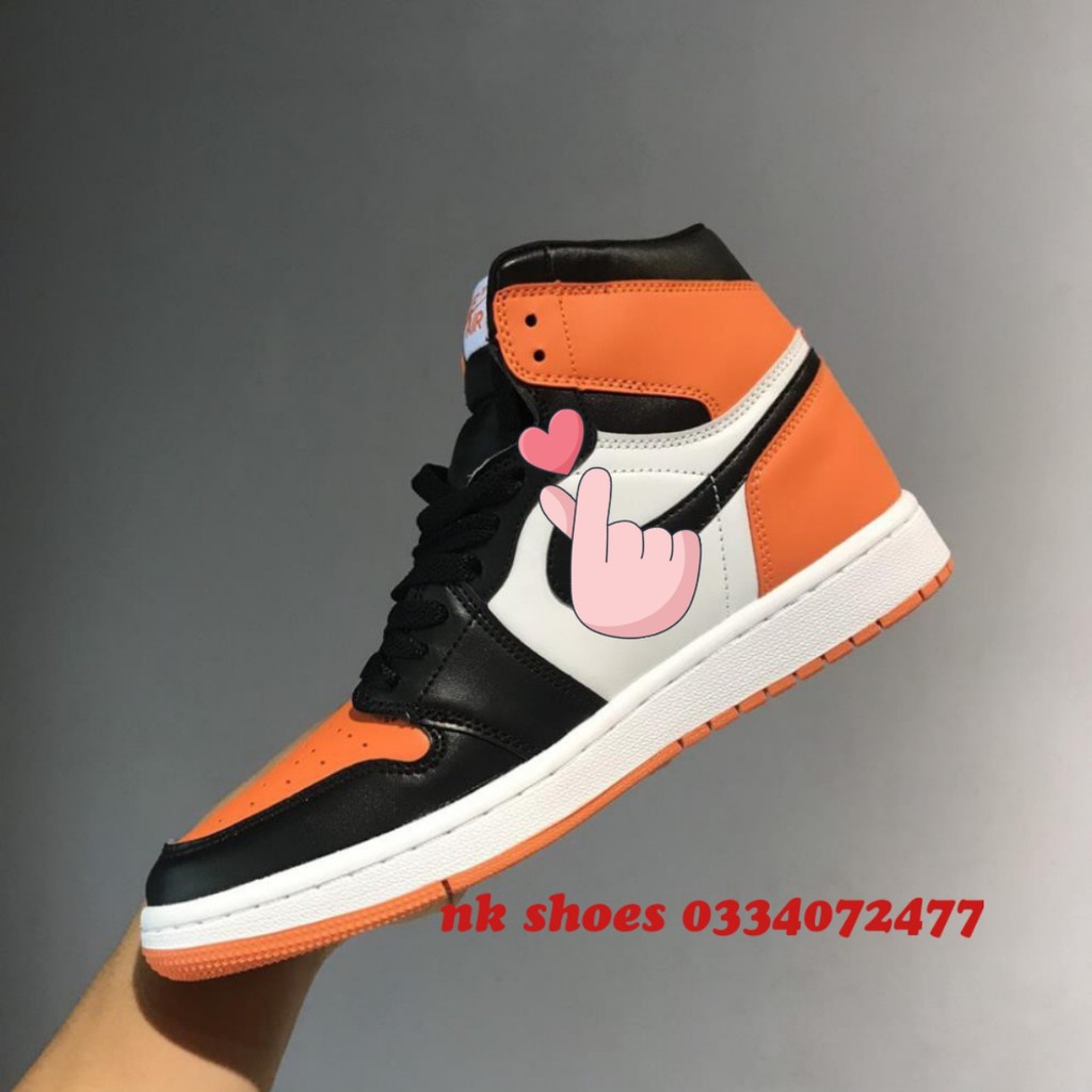 [Full box+Bill] giày Jo++dan 1 cam đen cao thấp cao cấp | BigBuy360 - bigbuy360.vn