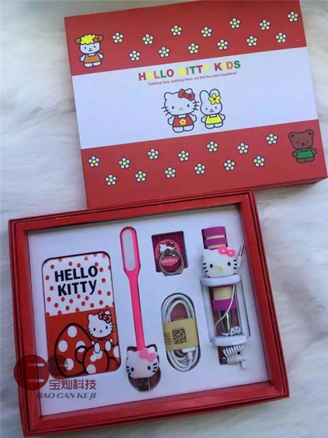 Bộ pin sạc dự phong helokitty