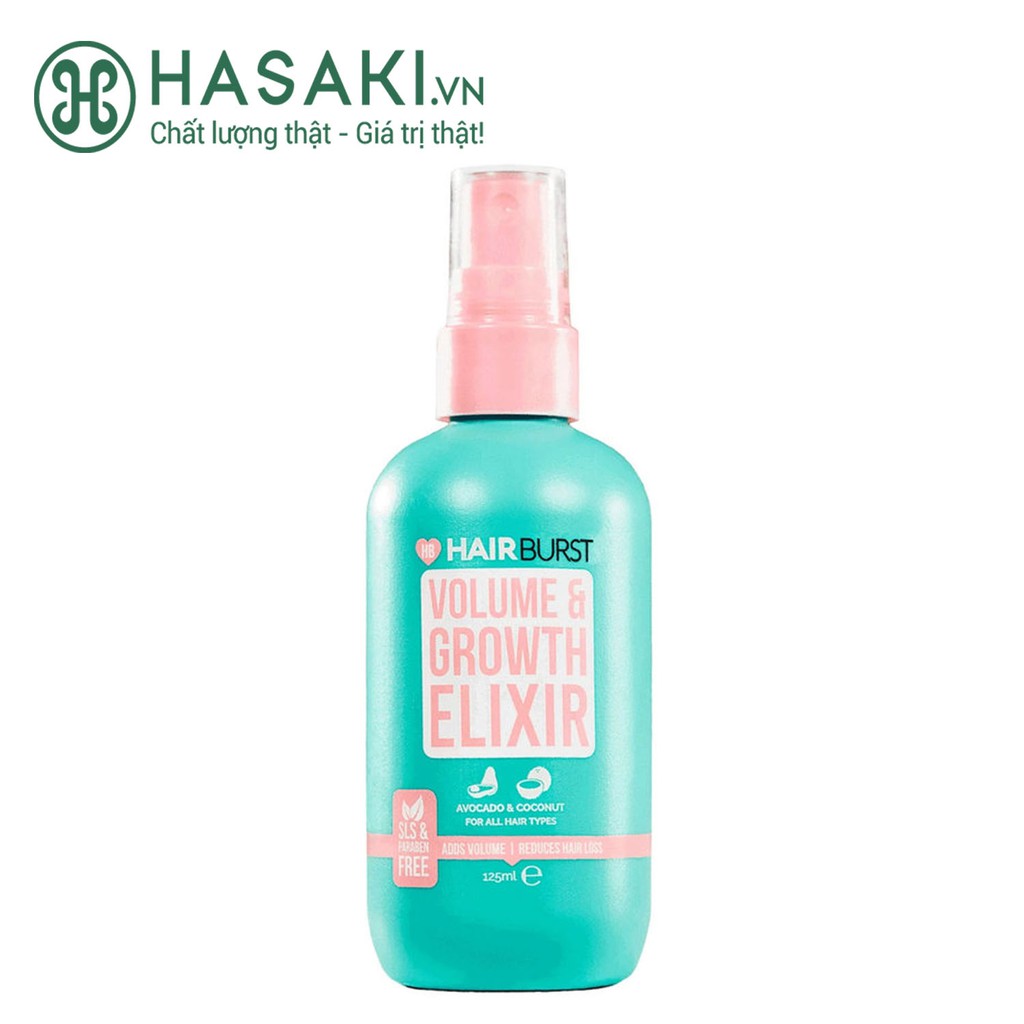 Xịt Dưỡng Tóc Hairburst Volume and Growth Elixir 125ml