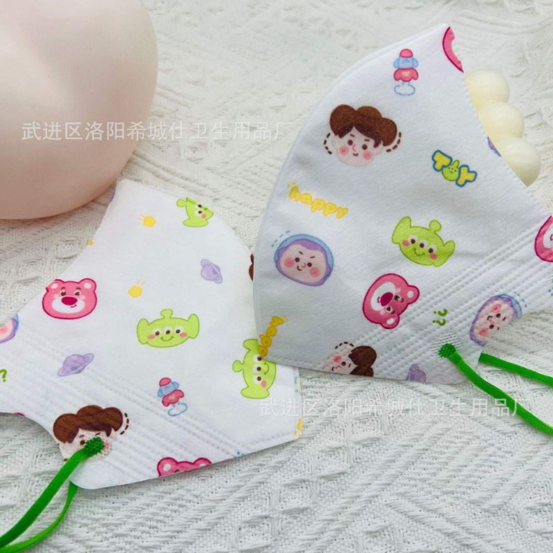 Set 10/50 Chiếc Khẩu Trang 3D Hoạ Tiết TOY STORY &amp; Winie Dễ Thương Size Người Lớn