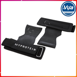 Đệm tay + Kéo lưng + Quấn cổ tay 3-trong-1 Myprotein Padded Heavy Lifting Grips Chính Hãng (1 cặp)