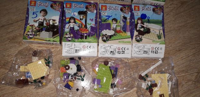 Lắp ráp 1 hộp LegoFriend các nghệ sĩ 9983 trọn bộ