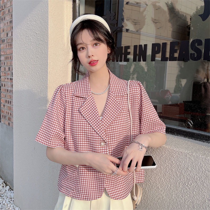 Áo Khoác Mỏng Dáng Ngắn Phong Cách Pháp Thời Trang Cho Nữ