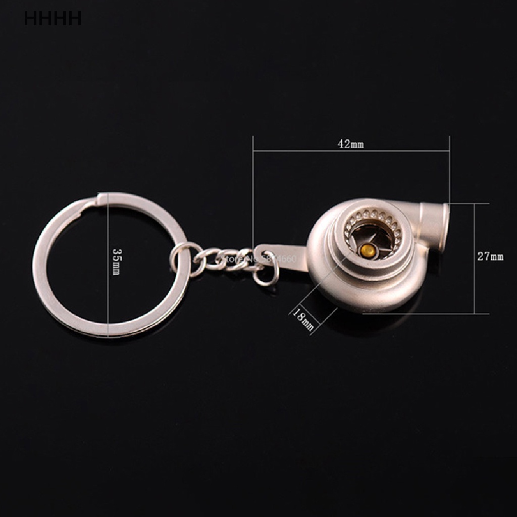 Móc khóa hình turbo tăng áp cỡ nhỏ xoay độc đáo