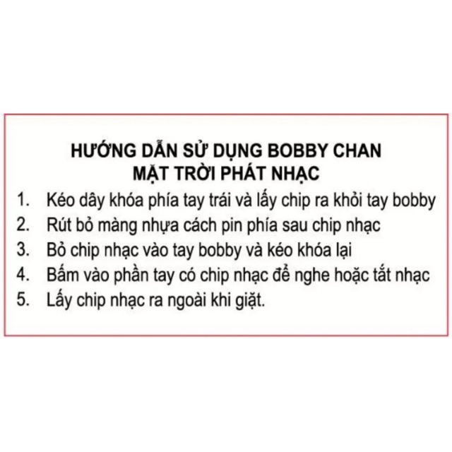 [Size 55cm] Gấu bông Bobby-chan biết hát