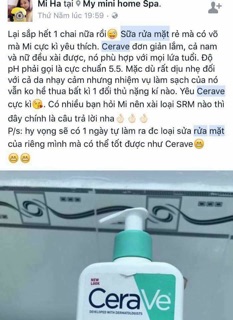 Sữa rửa mặt Cerave