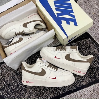 Giày af!1 white brown lai au sc