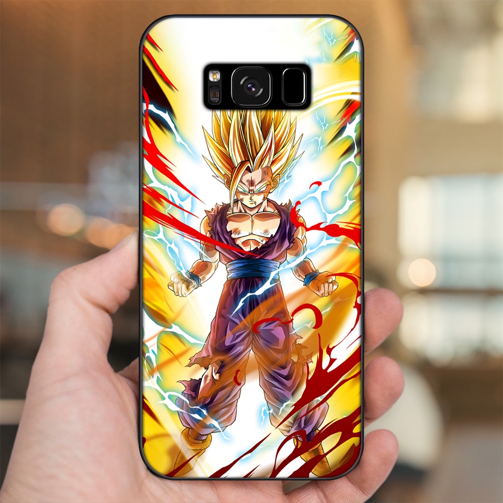 Ốp lưng Samsung S8, S8 Plus viền đen in hình Gohan Dragon Ball