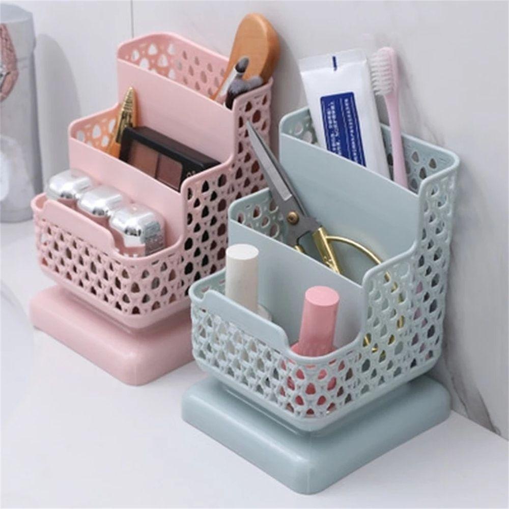 Giá Đỡ Cọ Trang Điểm Ba Tầng Tiện Lợi Dành Cho Gia Đình