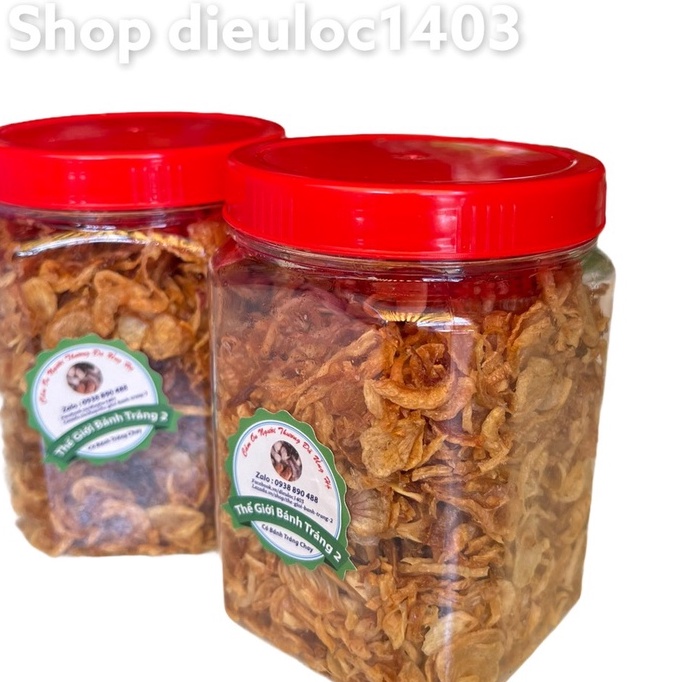 Combo 0.5kg rìa phơi sương+ 100g muối nhuyễn cay+ 100g hành phi siêu ngon