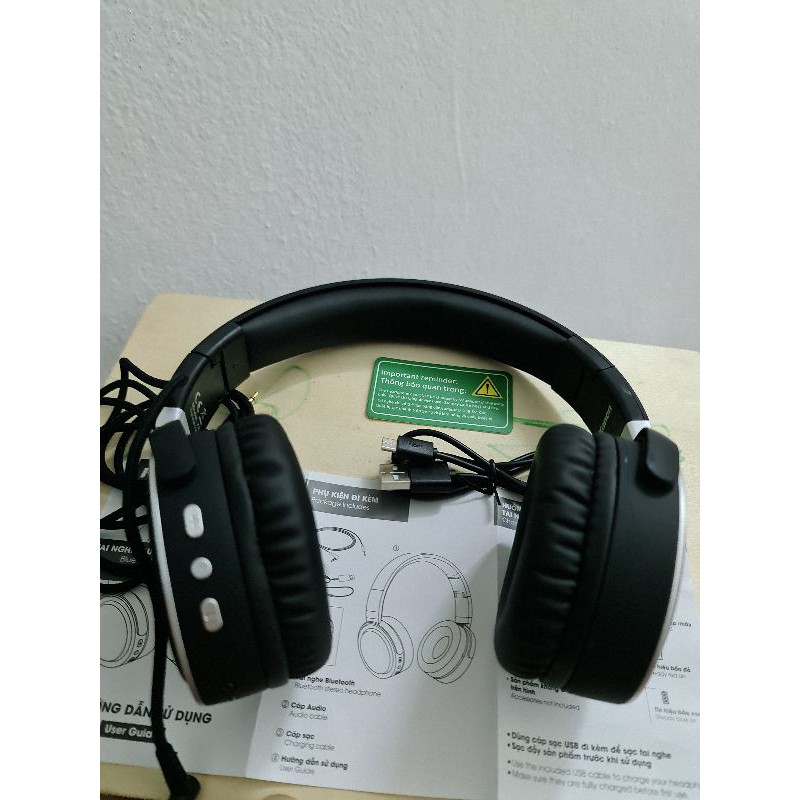 Tai nghe Bluetooth Kanen K6 ĐEN Chính Hãng Bh 12 Tháng