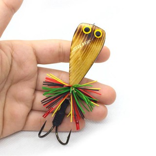 Mồi nhái nhảy câu lure lóc Fimax nặng 10g, nhái nhảy vân gỗ chống vướng câu rê lóc bông đồng cá chuối cá sộp hồ dịch vụ