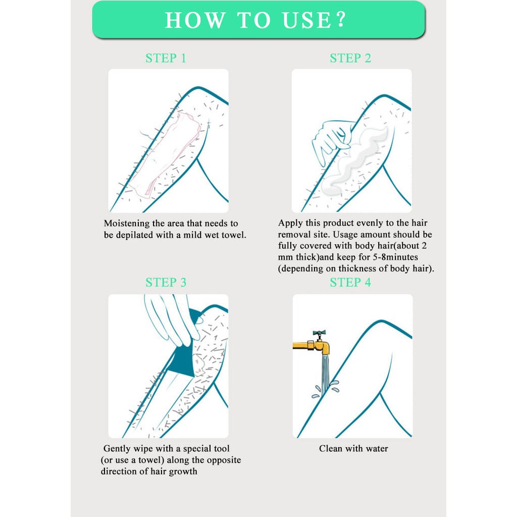 Set 2 kem tẩy lông MeiYanQiong Cho Nam Và Nữ Tẩy Lông Vĩnh Viễn Dưới Cánh Tay 40g*2