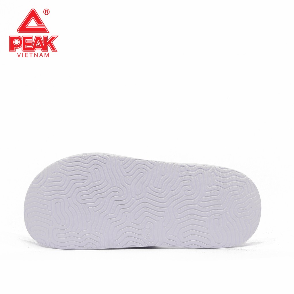 [Mã MABRVP7 giảm 10% tối đa 100K đơn 500k] Dép PEAK Taichi Slippers E11937L Trắng Đen Smile