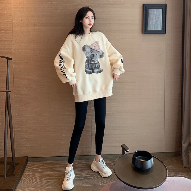 [CÓ BIGSIZE] Sweater Nữ  Form Rộng Tay Phồng Hàn Quốc HD73 - Liti shop