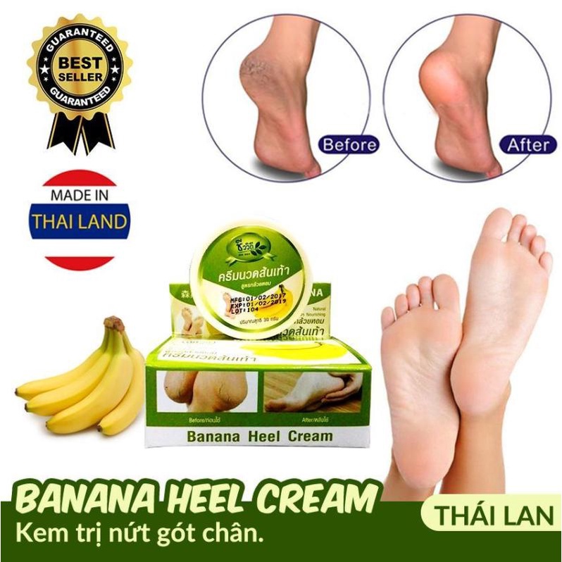 Kem Thoa Nứt Gót Chân Chuối The Banana Heel Cream 30g