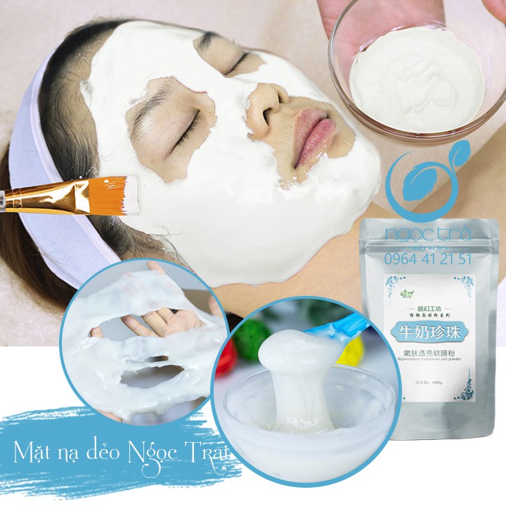Bột mặt nạ dẻo gói 1kg chuyên dụng cho spaa