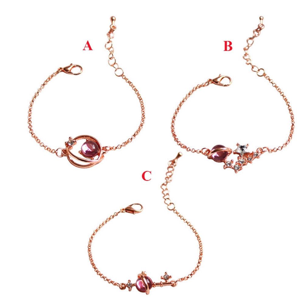 Vòng tay đính đá phong cách quý phái