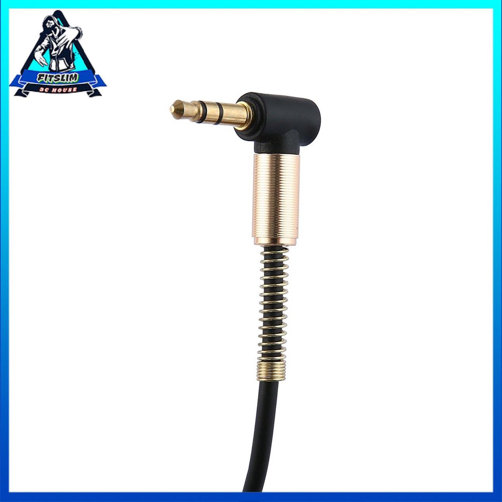 Cáp âm thanh 3.5 mm AUX với đầu cắm mạ vàng tiện dụng