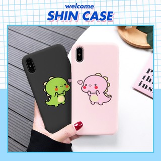Ốp lưng iphone khủng long búng tim cho các loại iphone 6 6s 7 8 plus x xs xr 11 pro max -shincase