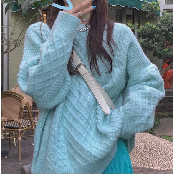 Áo len nữ phong cách hàn quốc 5 màu len dệt kim QC | BigBuy360 - bigbuy360.vn