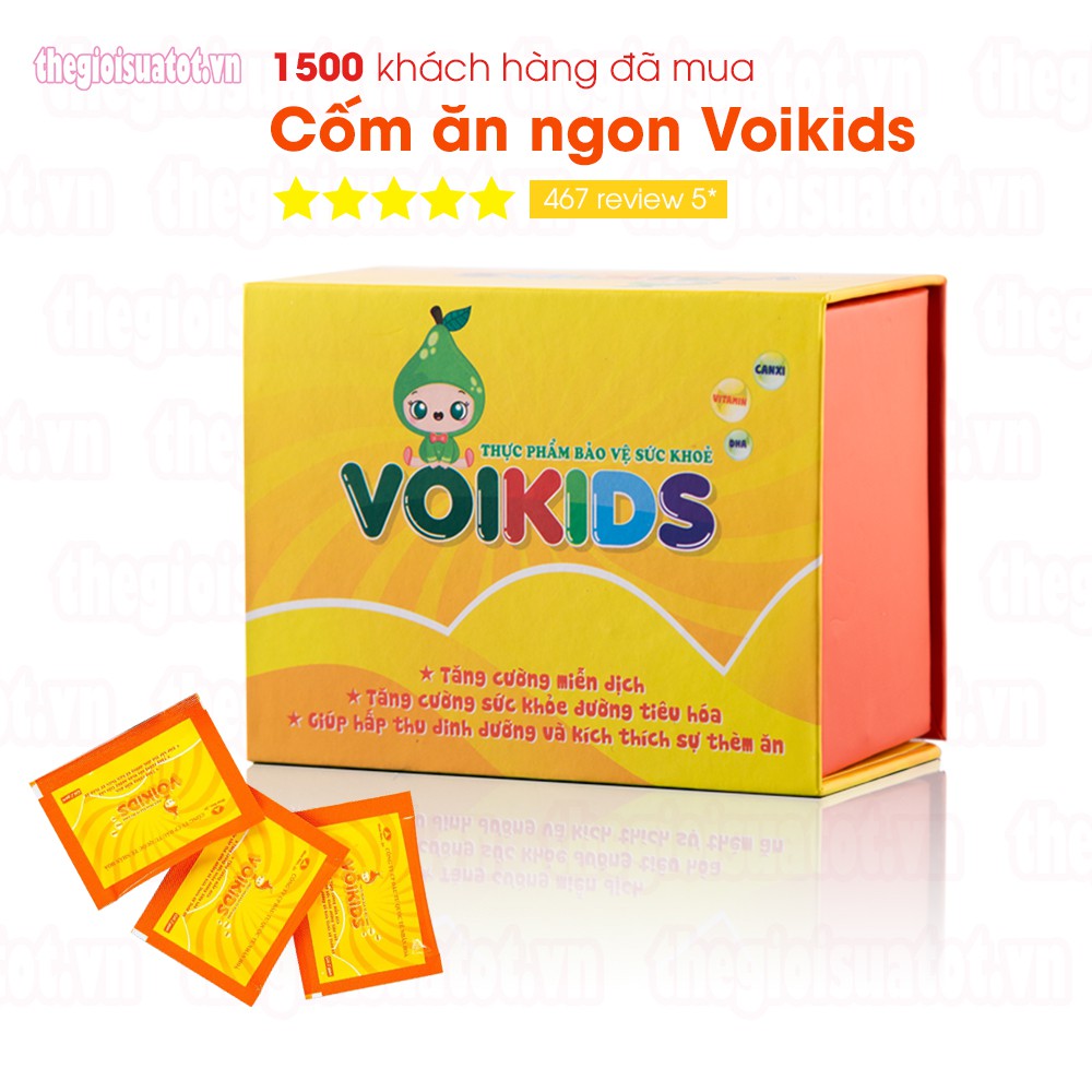 Cốm ăn ngon Voikids Hộp 20 gói