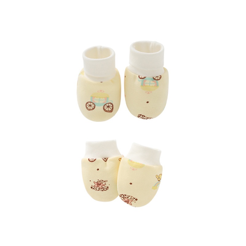 Găng Tay Beanie Thoáng Khí Giữ Ấm Cho Bé Sơ Sinh