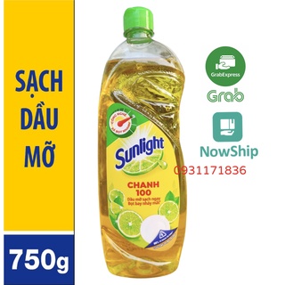 [Hoả Tốc] Nước Rửa Chén SUNLIGHT Chanh Chai 750g 750 g