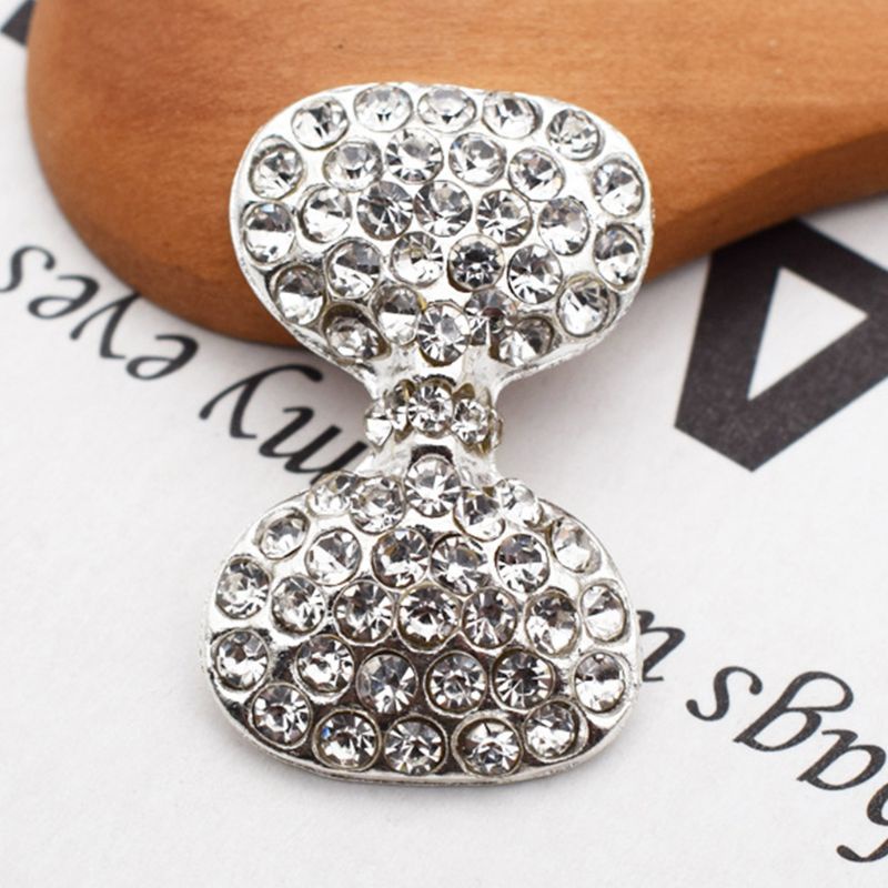 Set 10 Nút Hợp Kim Đính Đá / Ngọc Trai Giả / Kim Loại Trang Trí Đồ Thủ Công