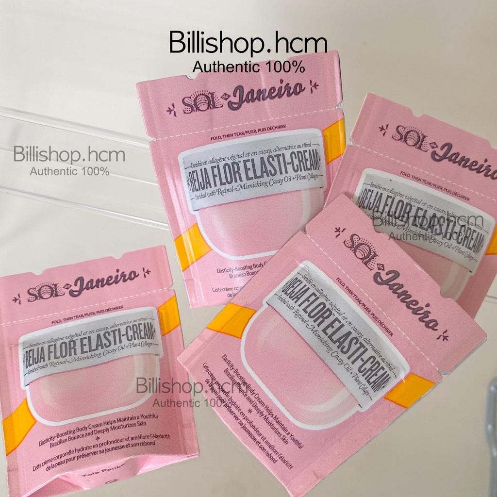 Kem dưỡng thể Sol de Janeiro Beija Flor Elasti-Cream with Collagen and Squalane