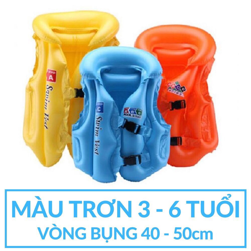 Áo phao tập bơi cho bé từ 3 - 6 tuổi