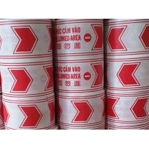 Băng keo cảnh báo khu vực cấm vào (Cuộn rào công trình)