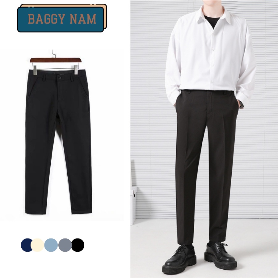 Quần âu nam Jbaggy ống côn vải lụa co giãn 4 CHIỀU  không nhăn không xù cực kì tôn dáng