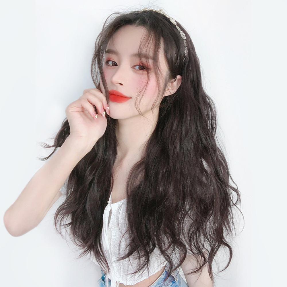 ANEMONE Tóc Giả Bằng Sợi Tổng Hợp Kháng Nhiệt Thời Trang Cho Nữ