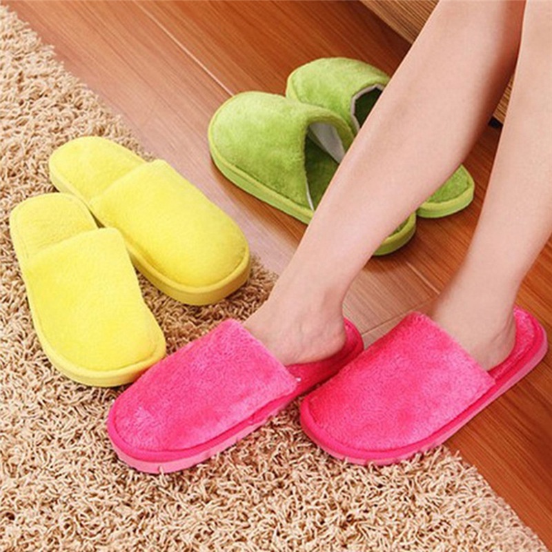 Dép bông đi trong nhà mùa đông Full size nhiều màu nam nữ, dép bông đi văn phòng, spa, khách sạn A136 ACCESSORIES
