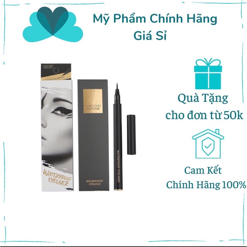 KẺ MẮT VACOSI WATERPROOF EYELINER 5ml