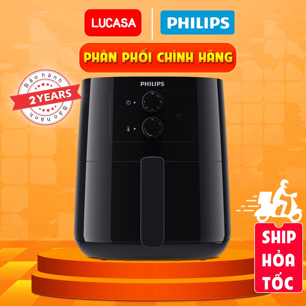 [Mã ELHADEV giảm 4% đơn 300K] Nồi Chiên Không Dầu Philips HD9200 - 1425W - Bảo hành chính hãng 2 năm