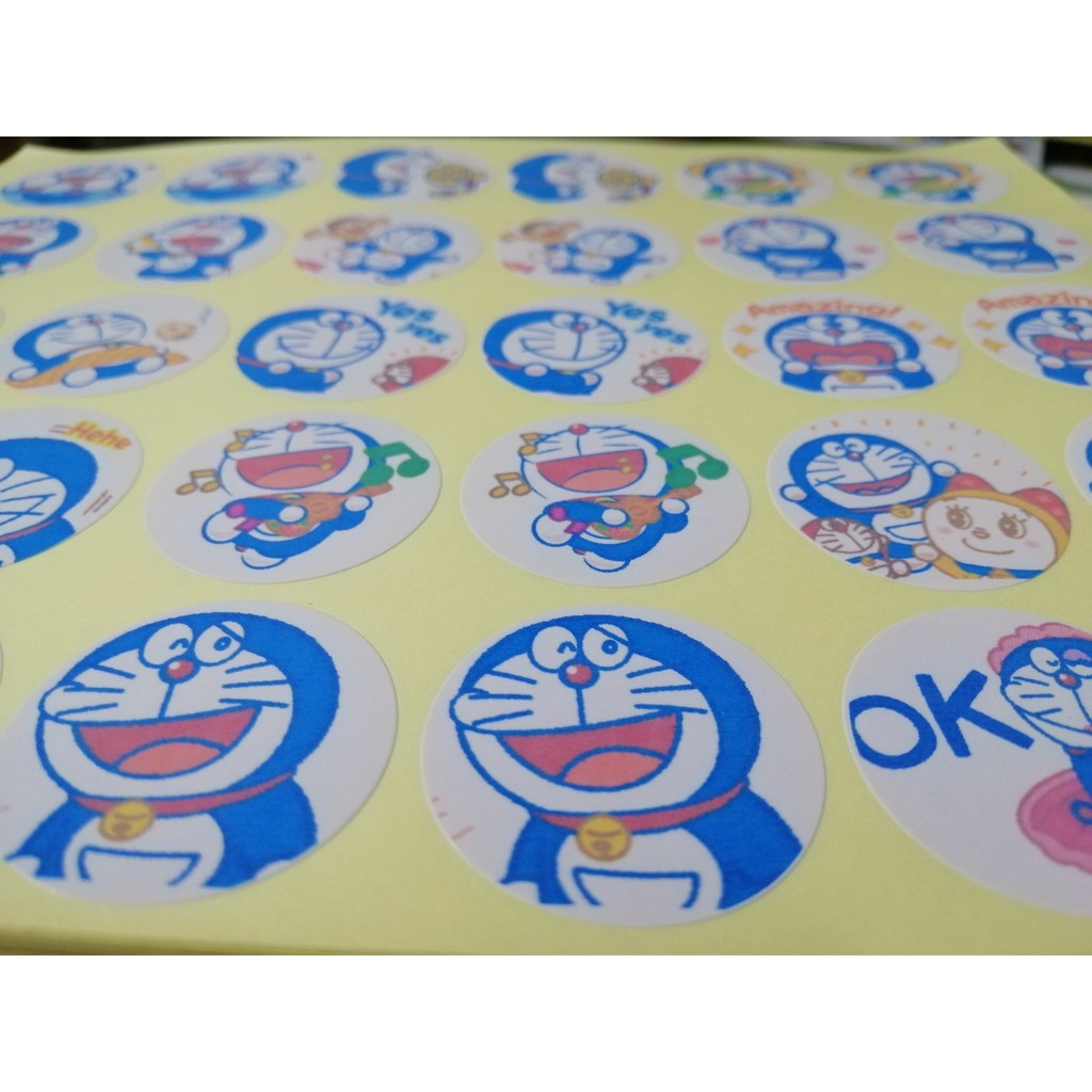 30 HÌNH DÁN Sticker Doraemon - mã 1402