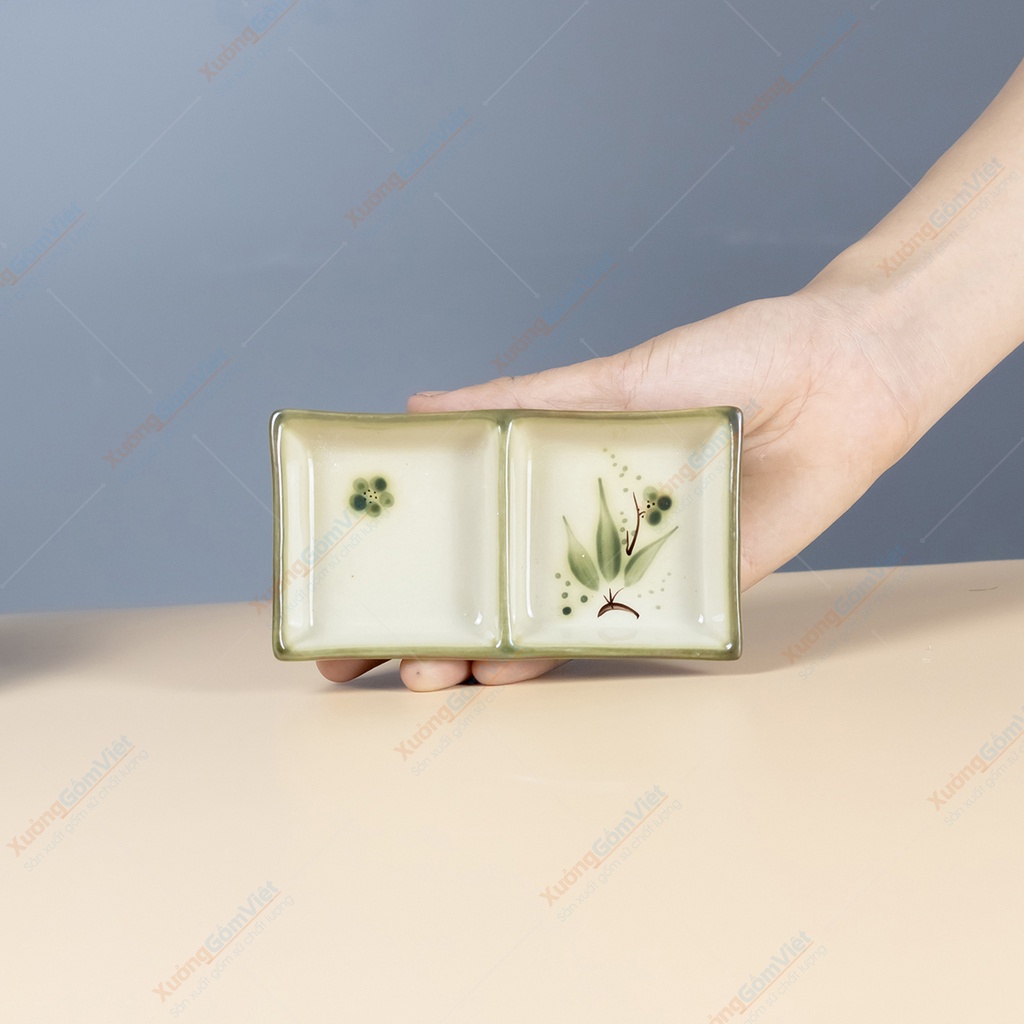 Sale giá gốc bộ 17 món men xanh vẽ chuồn sứ Bát Tràng - có bán lẻ từng sản phẩm