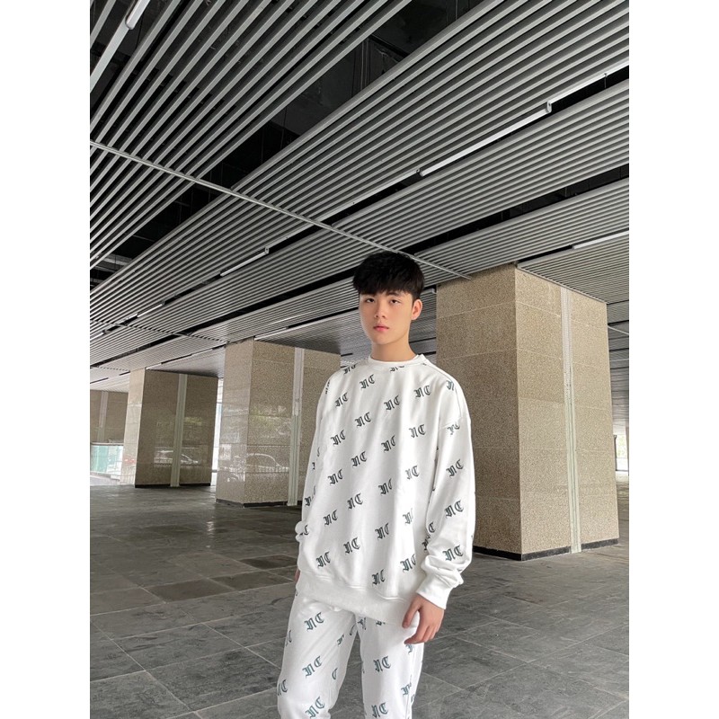 𝐋𝐎𝐆𝐎 𝐏𝐀𝐓𝐓𝐄𝐑𝐍 𝐒𝐖𝐄𝐀𝐓𝐄𝐑 (Áo tay dài full logo) | BigBuy360 - bigbuy360.vn