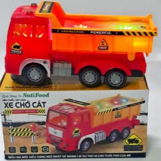 🏰 HCM 🏰 Đồ chơi xe chở cát xoay 360° , có đèn , có nhạc